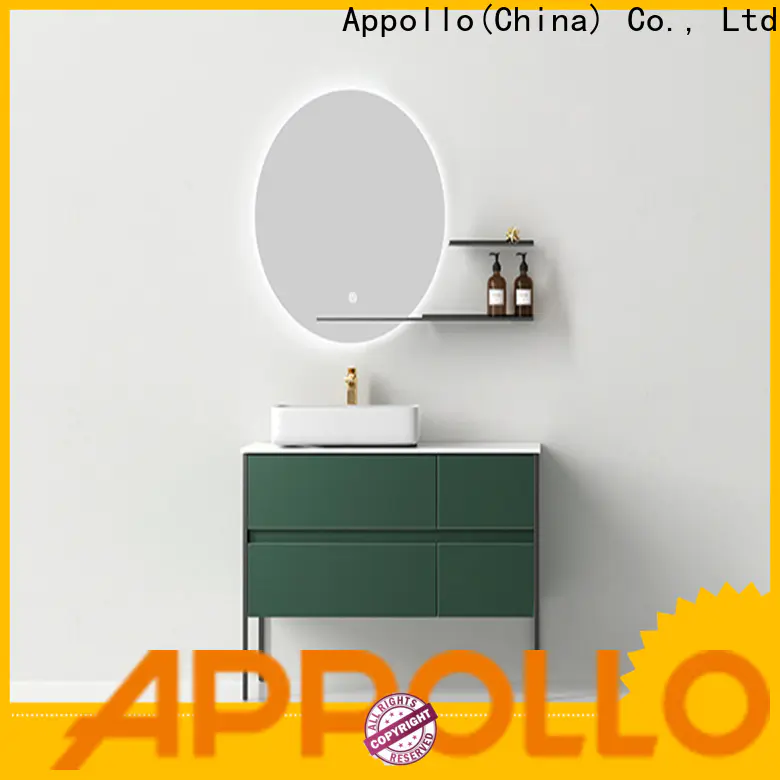 Appollo new bathroom mirror cabinet with lights company for home use