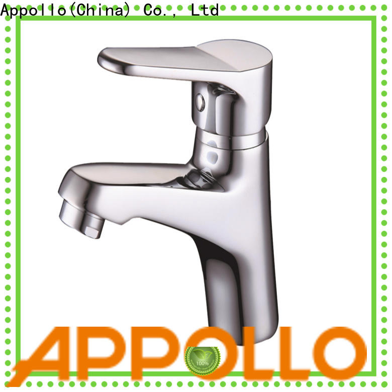 Appollo luxurious black bathroom faucets suppliers for basin