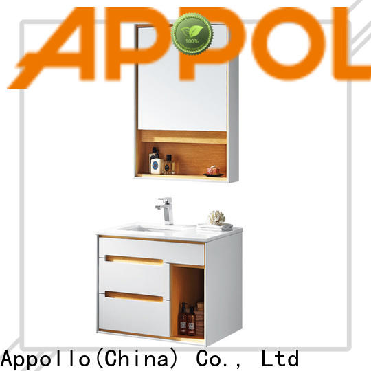 Appollo green wooden bathroom cabinets manufacturers for house