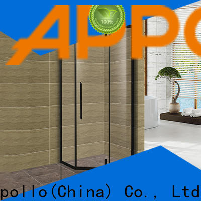 Appollo latest bathroom shower glass enclosures factory for home use