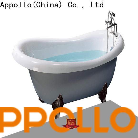 Appollo comfortable enameled steel bathtub manufacturers supply for bathroom