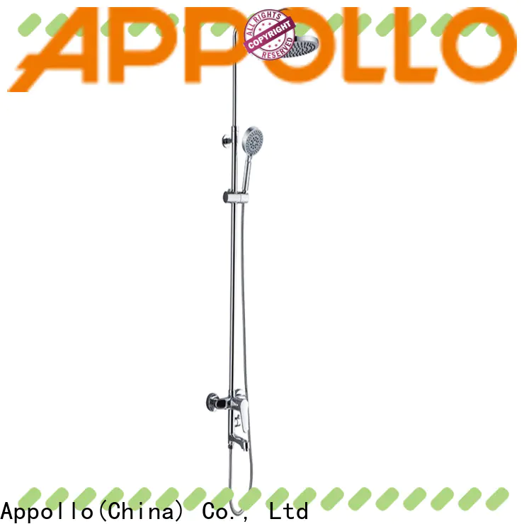 Appollo wholesale black shower head set supply for bathroom