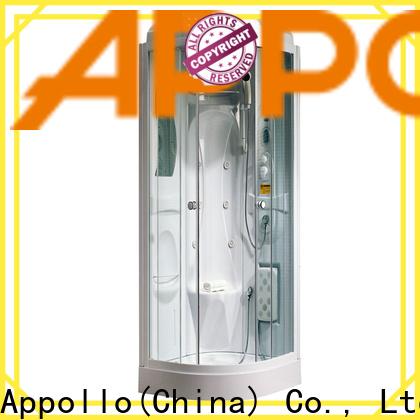 Appollo tray shower enclosure manufacturer for resorts