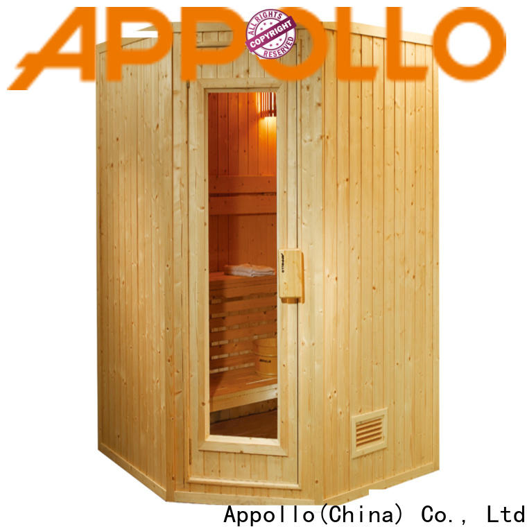 Appollo wooden best home sauna manufacturers for hotel