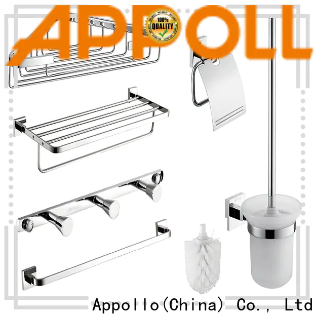 Appollo brush decorative bathroom hardware sets for resorts