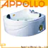 Appollo acrylic durable bathtub suppliers for indoor