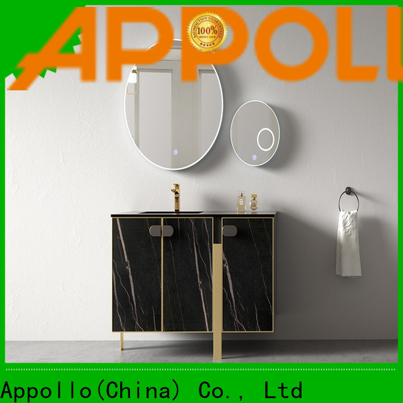 Appollo Bath black bathroom cabinet mounted factory for restaurants
