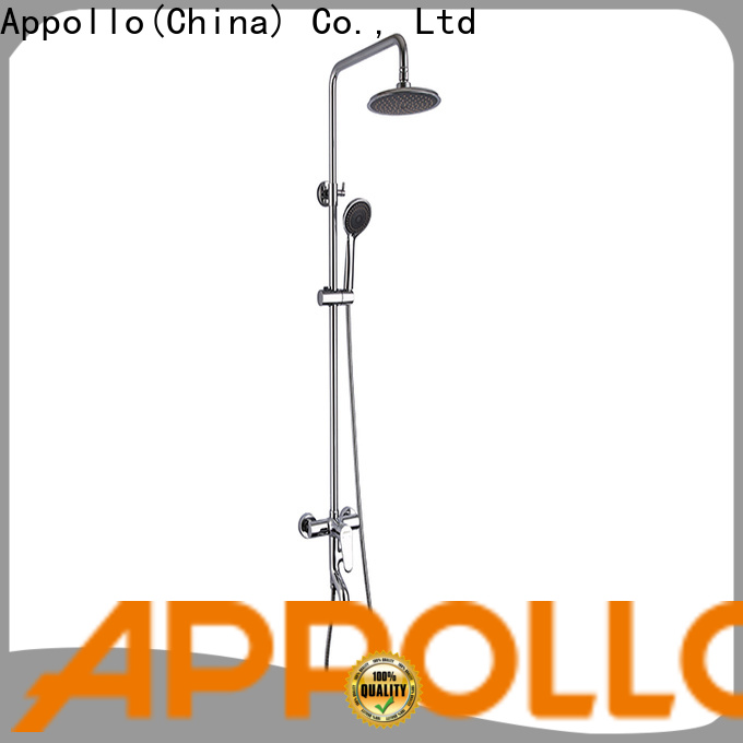 Appollo as7001 rain shower head with handle company for restaurants