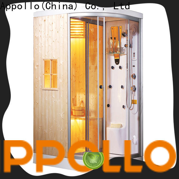 Appollo simple home sauna steam room for restaurants
