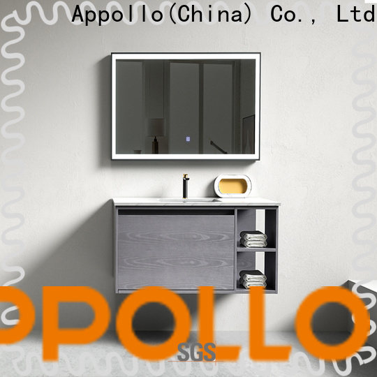 Appollo acrylic modern bathroom cabinets supply for home use