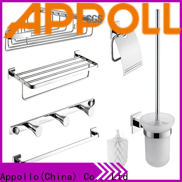 Appollo bathroom stainless steel bathroom accessories sets factory for resorts