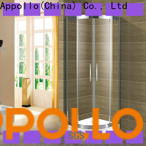 Appollo Bath freestanding shower enclosure clean for resorts