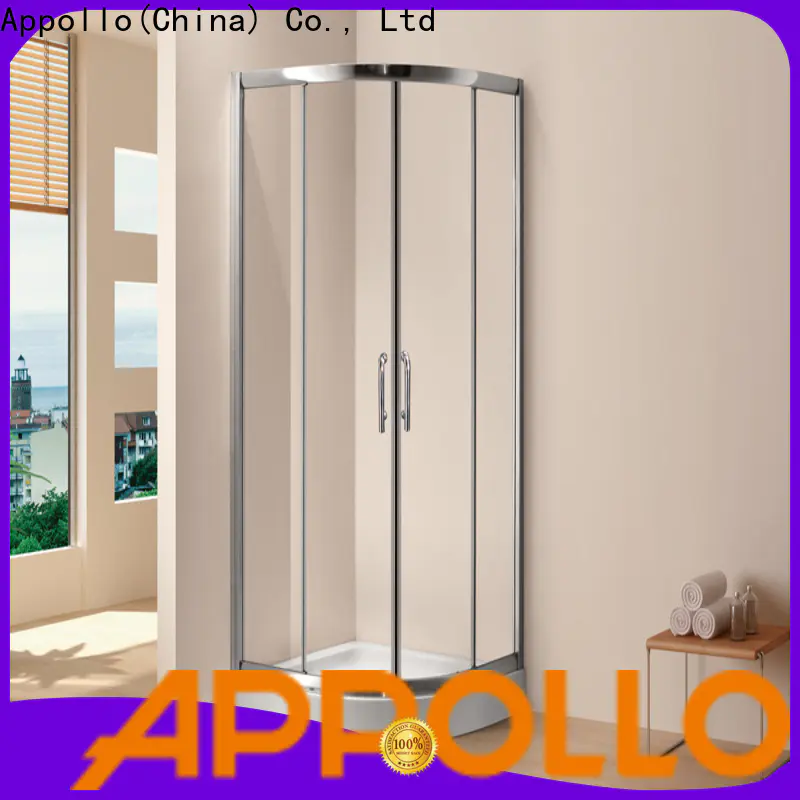 Appollo ODM best glass shower stalls enclosures factory for hotels