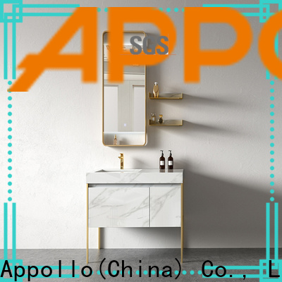 Appollo green bathroom sinks and cabinets supply for family
