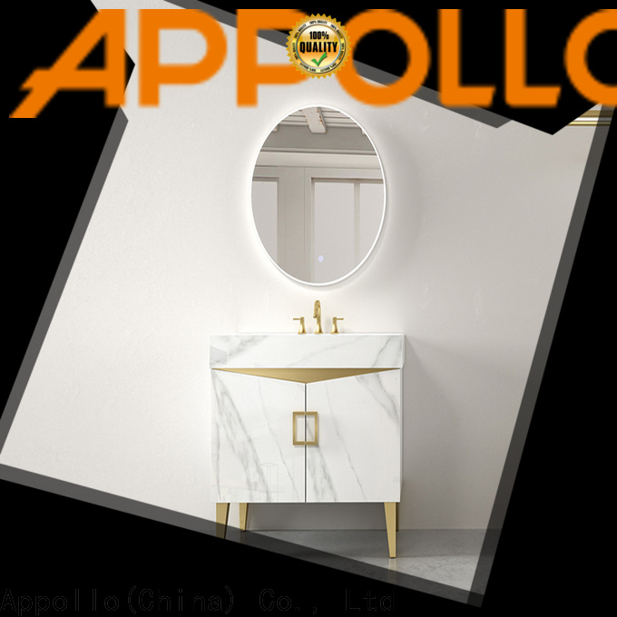 Appollo latest custom bathroom cabinets for resorts