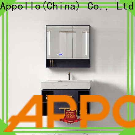 Appollo freestanding glass bathroom cabinet company for bathroom