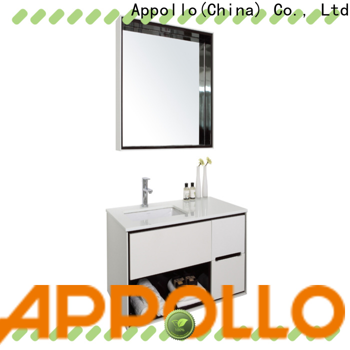 Appollo latest bathroom cabinet set for business for resorts