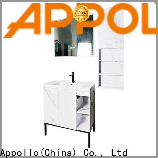 Appollo af1833 free standing bathroom cabinets factory for resorts