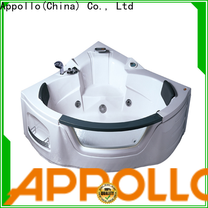 Appollo corner acrylic bath tubs factory for indoor