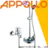 Appollo style double rain shower head company for hotels