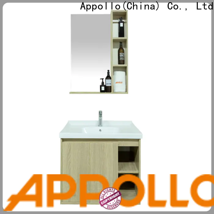 Appollo best modern bathroom cabinet factory for restaurants