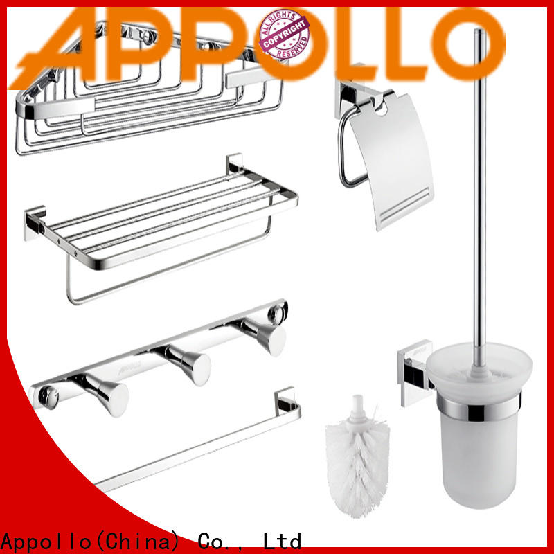 Appollo Custom high quality bathroom towel bar sets factory for restaurants