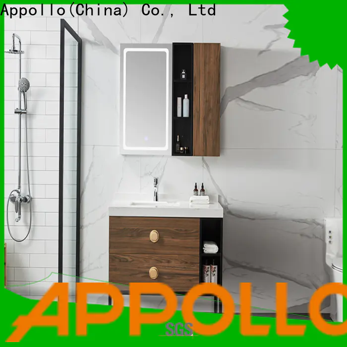 Appollo af1818 wall mounted bathroom cabinet supply for restaurants