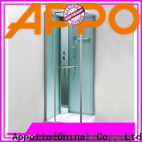 Appollo ts49w shower enclosure and tray suppliers for resorts