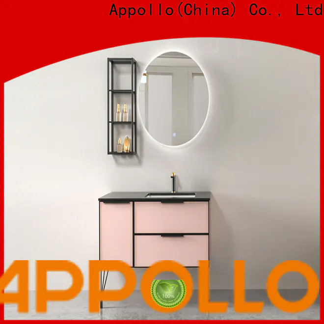 Appollo bath Wholesale high quality wall mounted bathroom cabinet supply for hotels