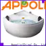 Appollo bath at9089 acrylic bath tubs for indoor