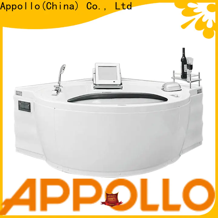 Appollo bath pillows jetted bathtub manufacturers for hotel