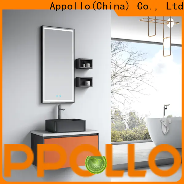 Appollo bath Bulk purchase custom bathroom mirror cabinet with lights company for house
