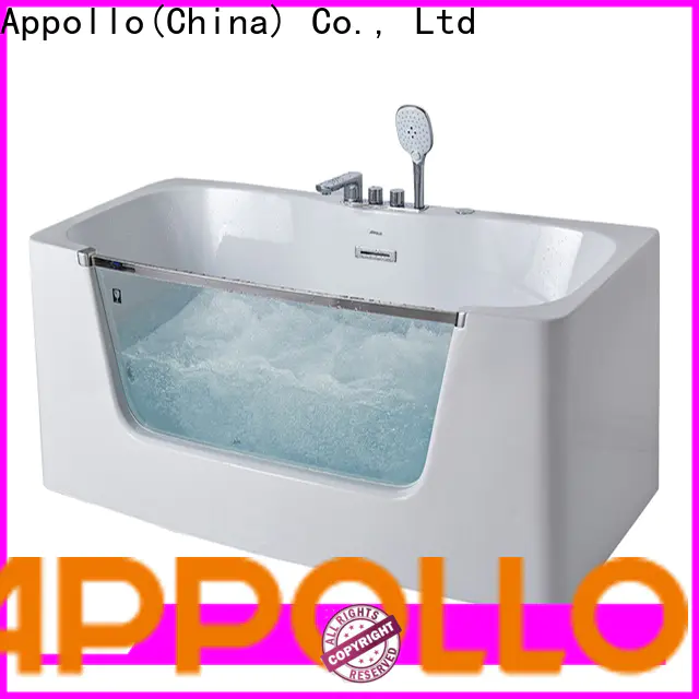 Appollo bath at9075 freestanding bath tub factory for family