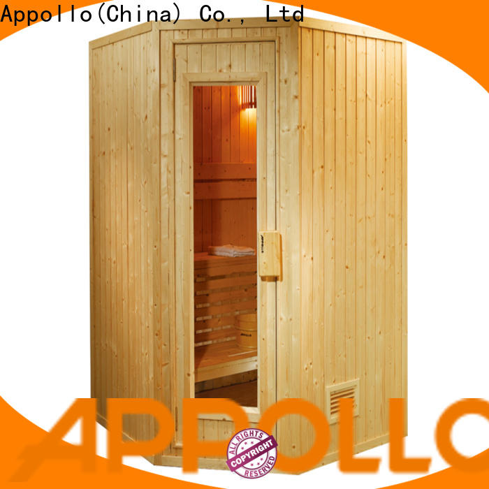 Appollo bath Wholesale high quality 2 person traditional sauna factory for resorts