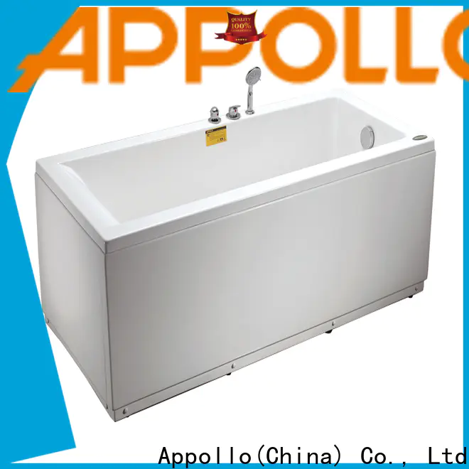 Appollo bath Wholesale rectangular freestanding soaking tub company for bathroom