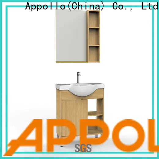 Appollo bath leisure black bathroom cabinet supply for family