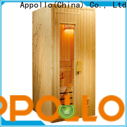 Appollo bath Custom indoor steam sauna manufacturers for resorts