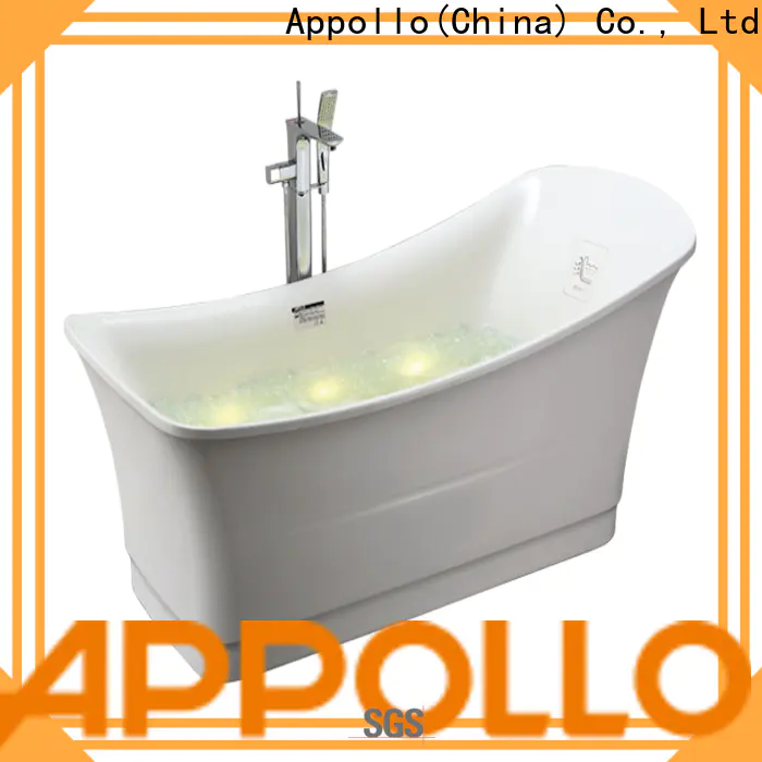Appollo bath Wholesale high quality pedestal tub with jets manufacturers for hotel
