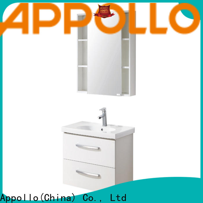 Appollo bath Bulk purchase high quality wooden bathroom cabinets suppliers for restaurants