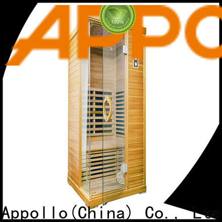 Appollo bath sauna one person infrared sauna suppliers for house