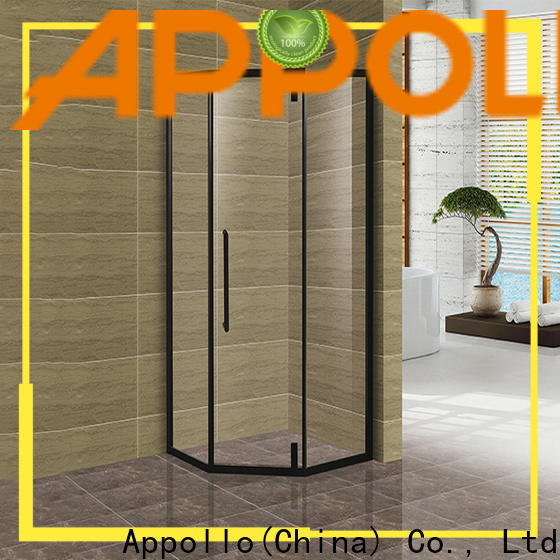 Appollo bath corner frameless shower door manufacturers suppliers for restaurants