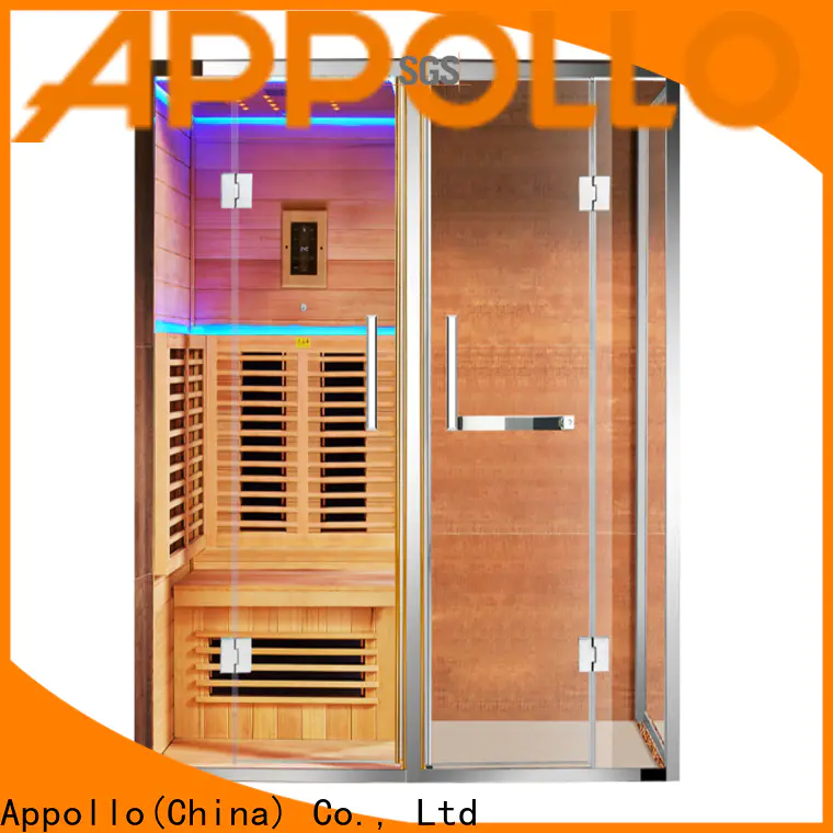 Appollo bath Custom best small sauna cabin for business for resorts