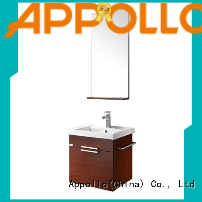 Appollo basin white bathroom cabinet suppliers for home use