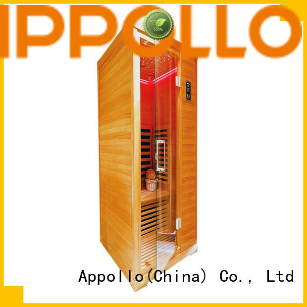 Appollo gkb802b 1 person infrared sauna manufacturers for house