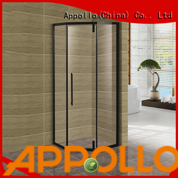Appollo custom curved shower enclosure suppliers for bathroom