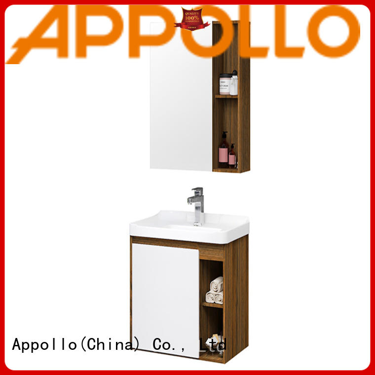 Appollo wholesale small bathroom cabinet company for family