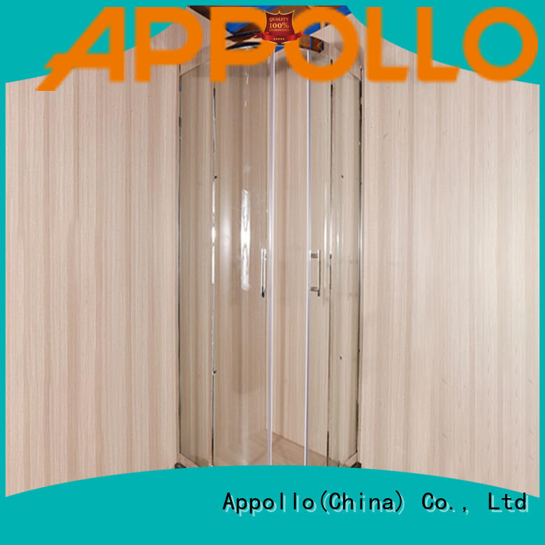 Appollo latest frameless bathtub enclosures factory for bathroom