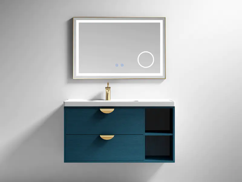 Chinese Bathroom Cabinet With Mirror And Light AF-1822