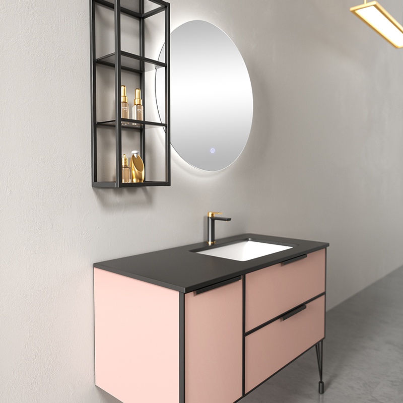 Appollo chinese bathroom cabinet with light factory for bathroom