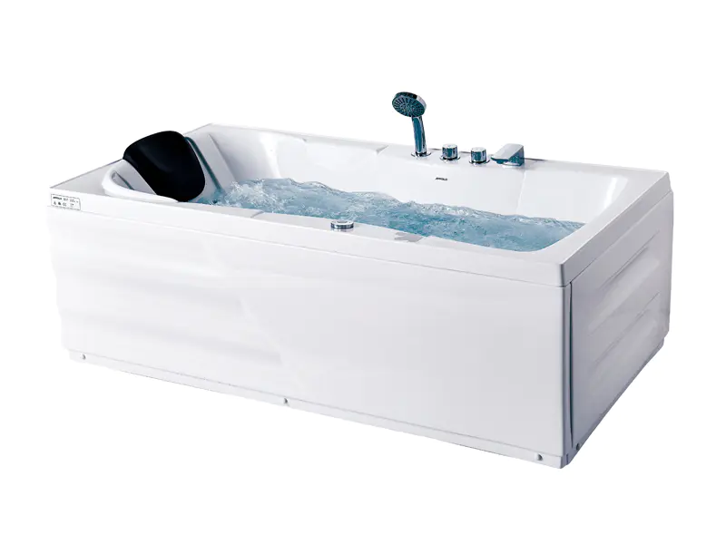 Super powerful whirlpool jacuzzi tub with pillow AT-0946